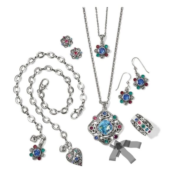 Brighton Elora Gems Large Palette Necklace NWT - Picture 5 of 10